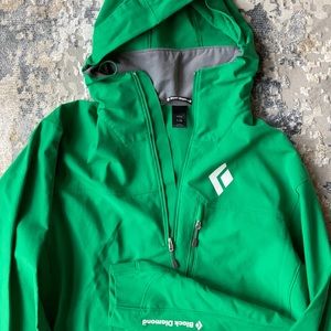 Black Diamond half zip shell/ jacket.